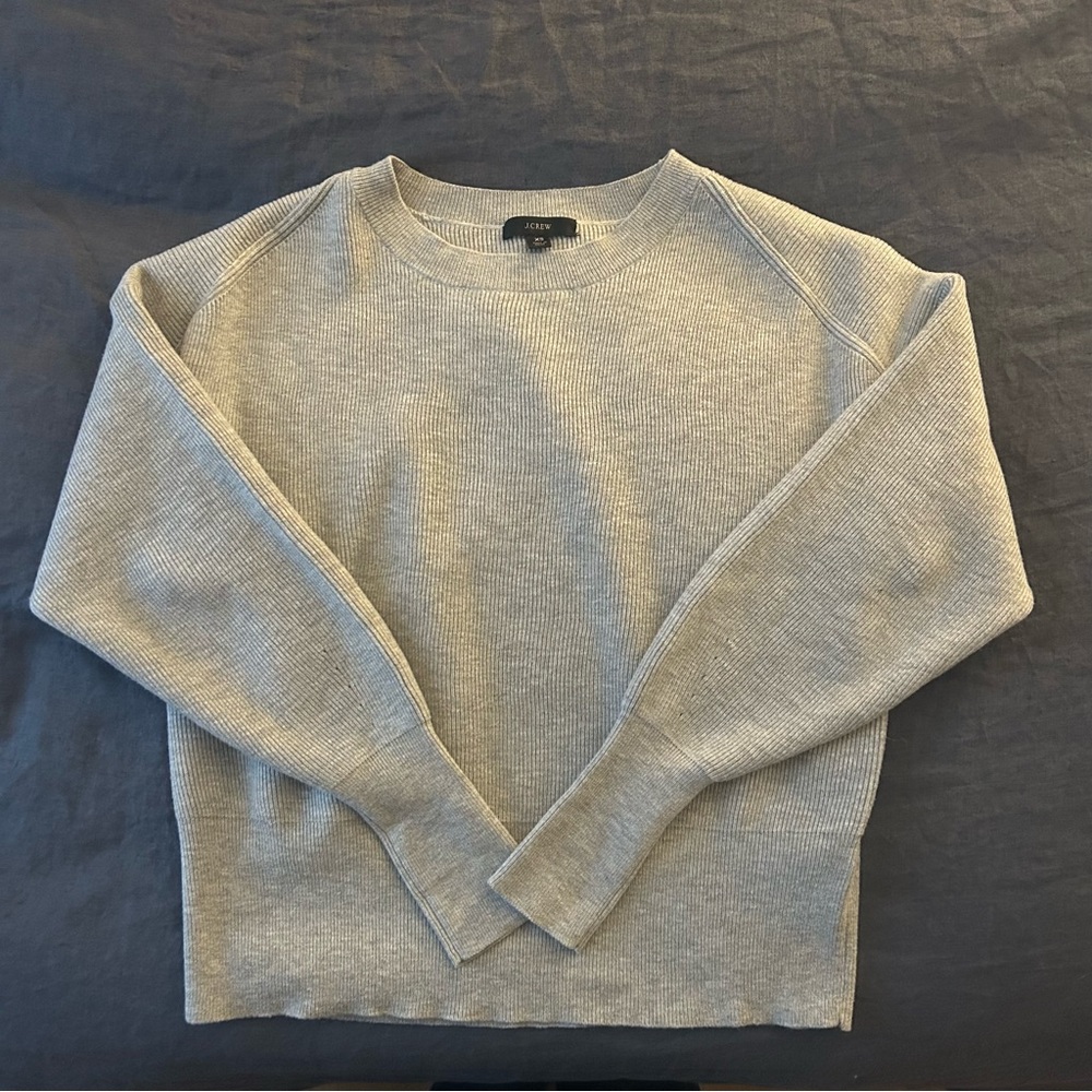 J. Crew Light Gray Women's Sweater - Picture 2 of 4
